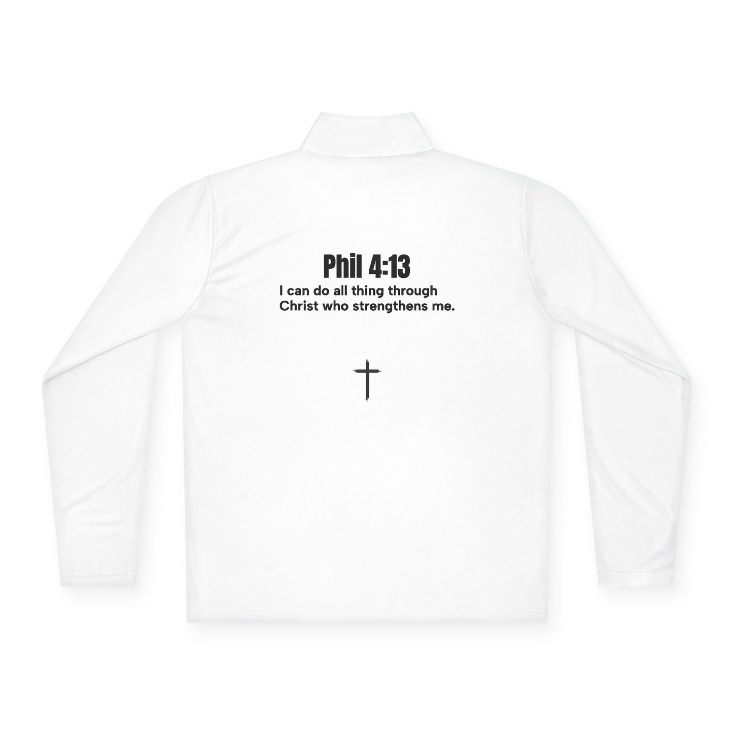 Phil 4:13 Unisex high quality three-quarter zip