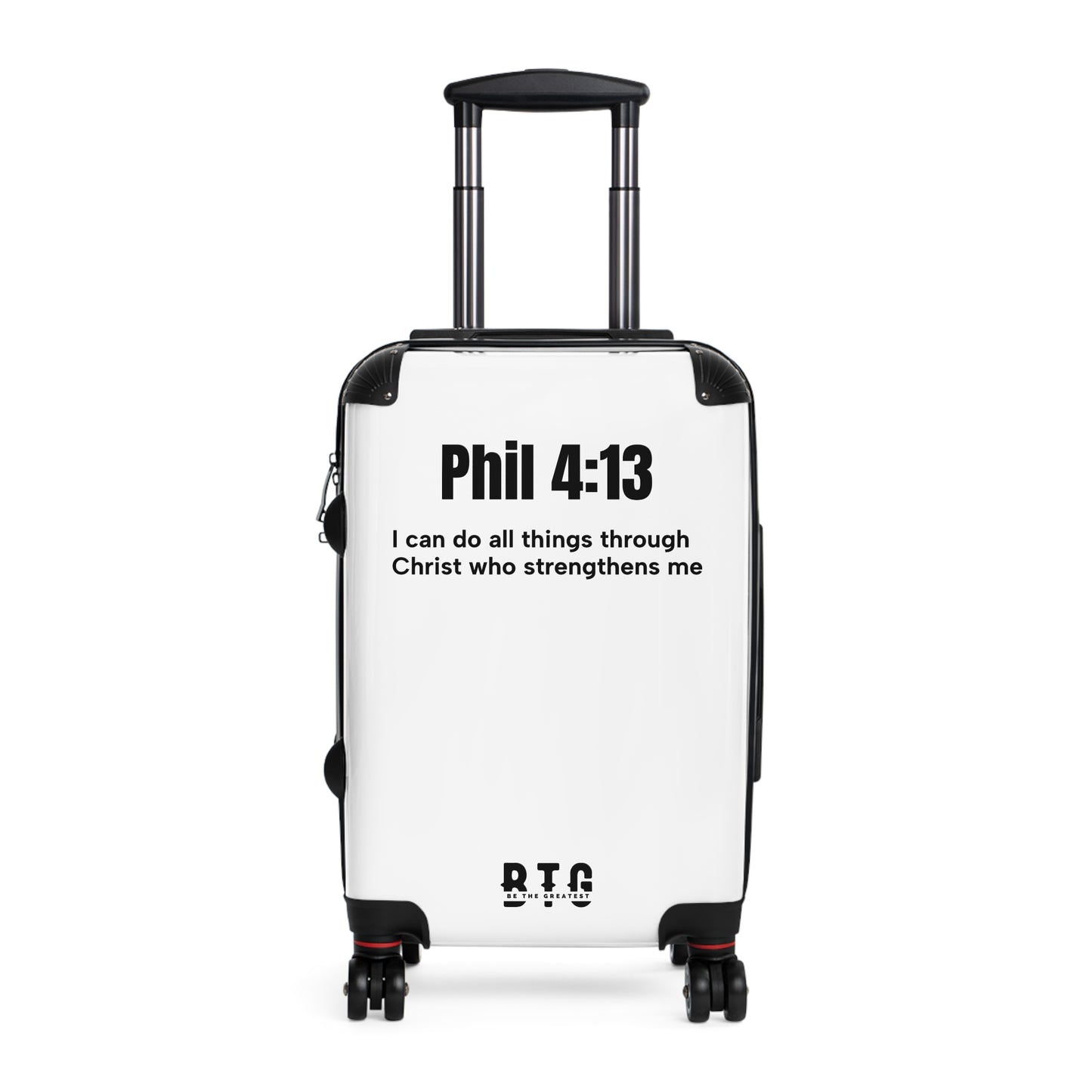 Phil 4:13 high quality suit case for travel