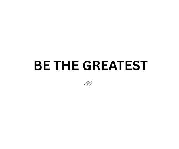 Be The Greatest logo
