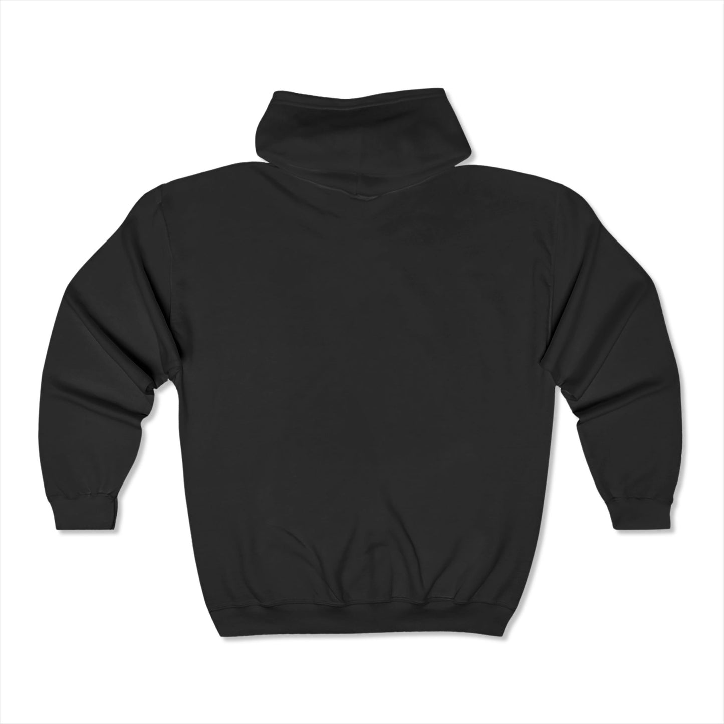 BTG Logo Unisex Heavy Blend Full Zip Hooded Sweatshirt - Cozy Black Hoodie for Everyday Wear