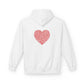 Heartfelt Fleece Hoodie - Unisex Softstyle Sweatshirt with Bold Love Design