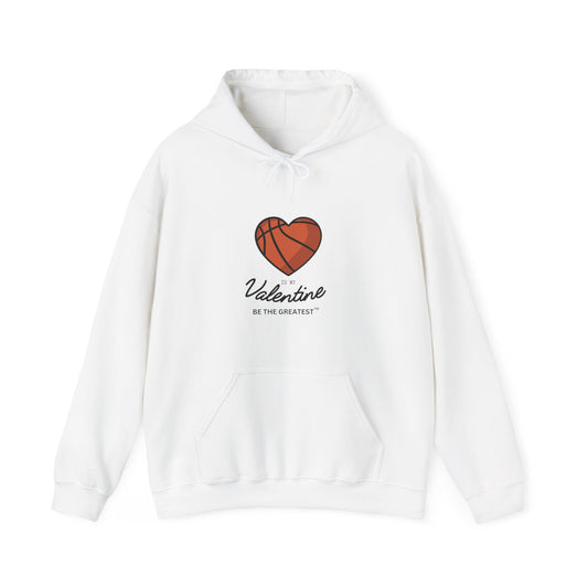 Valentine's Day Basketball Heart Hoodie