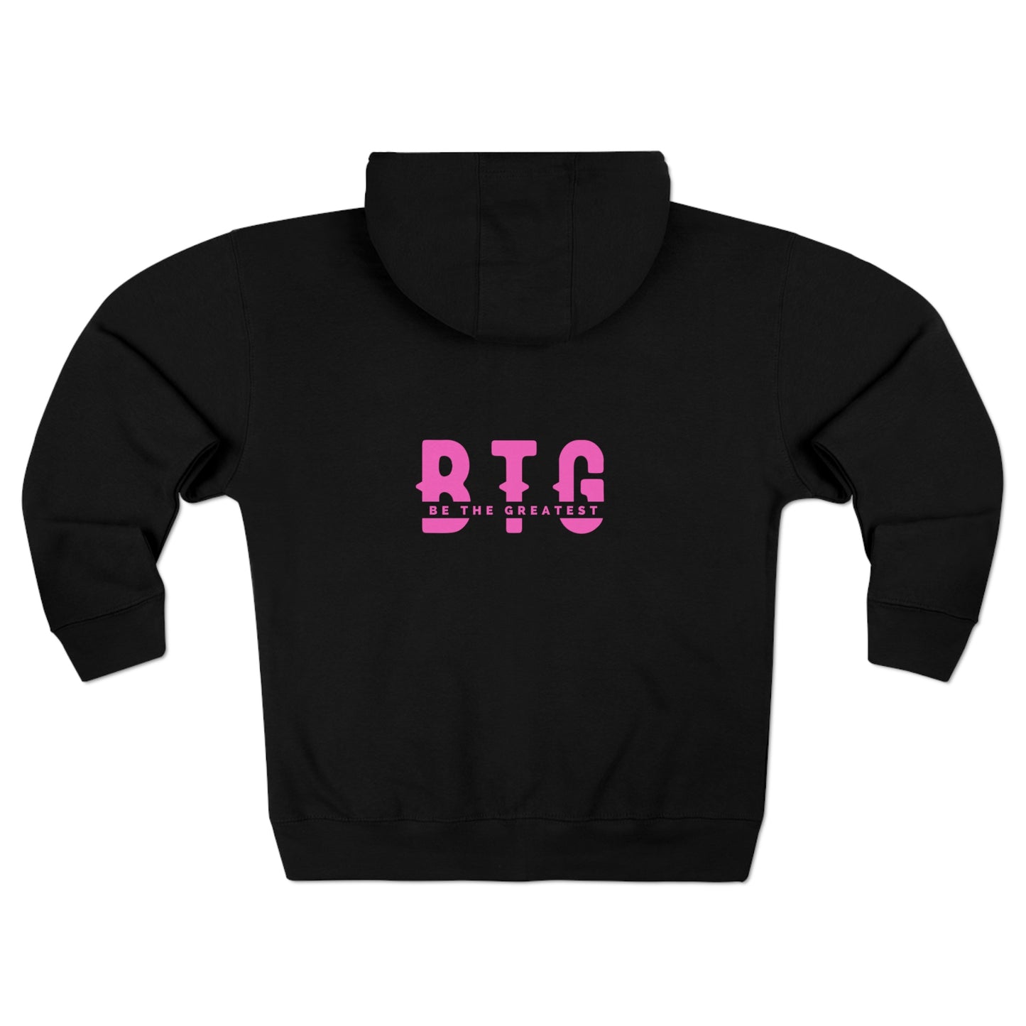 BTG Original "Malia Pink" Unisex Premium Full Zip Hoodie